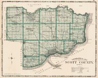Scott County, Iowa State Atlas 1904